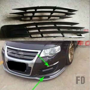 フォルクスワーゲンパサート R36 フロントフォグライトカバーフォグランプトリムグリルグリル 2006-2010