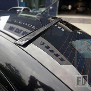 XF UNIVERSELE ルーフスポイラー自動ステッカー 1.5 メートルスタイリング 5D ゴムカーボンテール翼はんだレン DIY リペアジャガー