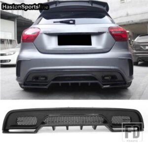W176 A45 カーボンリアバンパーディフューザーメルセデス ベンツ A クラス W176 A250 A260 A45 AMG 2013-2016