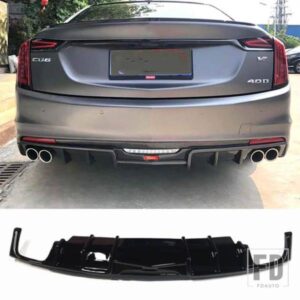 CT6 ABS 偽カーボンリアバンパーリップディフューザー外装部品キャデラック CT6 2018-2021 カーアクセサリー