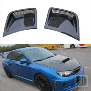 スバルインプレッサ WRX 10TH フロントサイドエアベントカーボンフロントバンパースクープエアダクトベント 2008 ? 2011