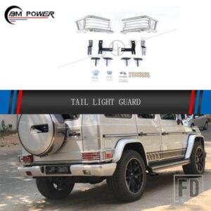 G クラス W463 G63 ステンレス G63 G65 G500 G55 G350 G400 テールライトグリルガードテールライトネット
