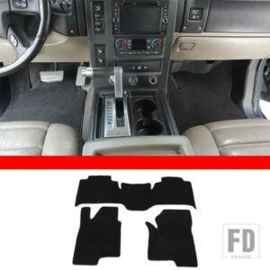 フロアマットハマー H2 2003-2009 H3 2003-2009 車スエードインテリア詳細アクセサリーカーペット