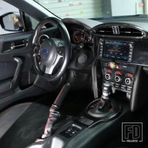 2012-2020 トヨタ 86 GT86/スバル BRZ ABS 車シフトフレームインナードアハンドルカバーステッカーインテリアアクセサリー
