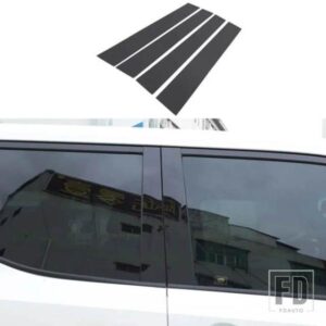トヨタランドクルーザープラド 250 LC250 2024 + PC グロスブラックセンターピラー装飾ステッカーアクセサリー