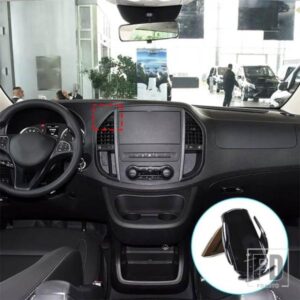 メルセデスベンツヴィト W447 2016-2021 コンソールエアベントマウント携帯電話ホルダー ABS インテリアアクセサリー