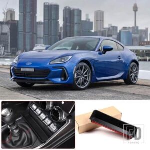 2022 トヨタ 86/スバル BRZ ABS ブラックカースタイリング中央制御多機能収納ボックス携帯電話トレイカーパーツ