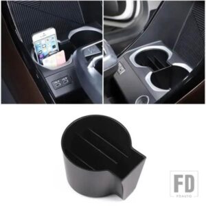 BMW X1 U11 2023 + ABS ブラックカースタイリング中央制御カップホルダーパーティションオーガナイザー収納ボックスカーインテリアアクセサリー