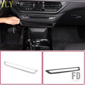 BMW 1 2 シリーズ F40 F44 2020-2024 ABS カーボンカーセンターコントロールパネルボリュームノブフレームカバートリム自動
