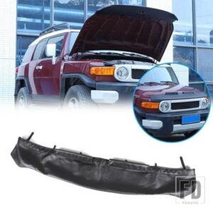 トヨタ FJ クルーザー 2007-2021 ボンネット砂と石ディフレクターカバー黒革外装アクセサリー