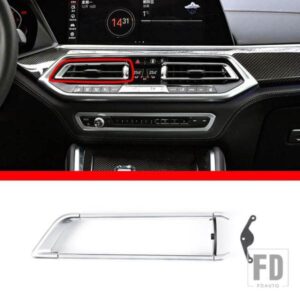 2019-2022 BMW X5 X6 X7 G05 G06 G07 ABS カーセンターコントロールエアアウトレット装飾フレームカーパーツ 交換部品