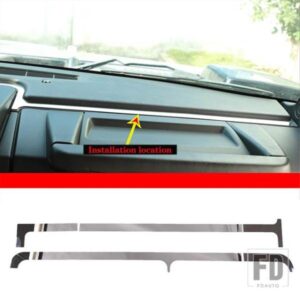 2003-2007 ハマー H2 ステンレス計器パネル溝装飾パッチ車内アクセサリー