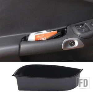 シボレーコルベット C6 2005-2013 ABS 黒ドアハンドル収納ボックス多機能収納ボックスカーインテリアアクセサリー