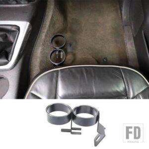 合金黒 2005-2009 ハマー H3 カースタイリング副パイロット水カップホルダーステッカー車内アクセサリー