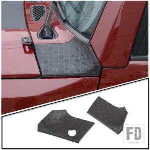 2007-2021 トヨタ FJ クルーザー ABS ブラックカースタイリングエンジン両面装飾カバーステッカー車外装詳細アクセサリー