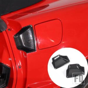 シボレーコルベット C6 2005-2013 ABS カーボンスタイルドアボウルフレームステッカーアクセサリー