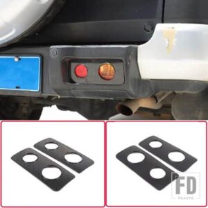 トヨタ FJ クルーザー 2007-2021 ABS カーボンリアフォグライト装飾カバーステッカー車外装アクセサリー