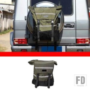 2004-18 メルセデス ベンツ G クラス W463 ナイロン布グリーン車スペアタイヤ多機能吊り袋収納袋カーアクセサリー