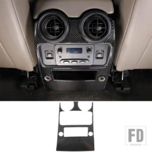 ハマー H2 2003-2007 リア排気ベントパネル装飾ステッカーソフトカーボンインテリアアクセサリー