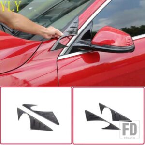 BMW 1 2 シリーズ F40 F44 2020-2024 ABS カーボン車ミラーサイドトライアングルスポイラートリムカバーステッカーカーアクセサリー
