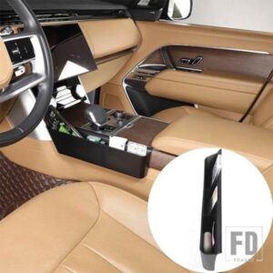 ABS ブラックカーセンターコンソールシートサイド収納ボックスホルダーオーガナイザートレイランドローバーレンジローバーヴォーグ 2023+ アクセサリー