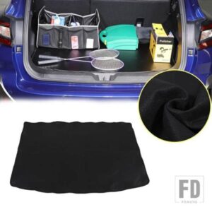 スバル CROSSTREK 2024 + PVC レザー黒カースタイリングトランク摩耗パッドステッカーインテリアアクセサリー