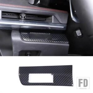 ABS 車内ステアリングホイール左カードスロットトリムフレーム装飾ステッカーアクセサリーシボレーコルベット C8 2020-2023