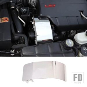シボレーコルベット C6 2005-2007 ステンレスエンジンブレーキブースターカバーカバートリムステッカーカーアクセサリー