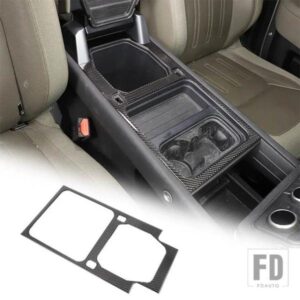 ランドローバーディフェンダー 110 2020-2024 ソフトカーボン中央収納パネルフレーム装飾ステッカーインテリアアクセサリー