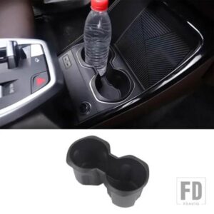 BMW X1 U11 2023-2025 TPE ブラックセンターコンソール水カップホルダー収納ボックス車内アクセサリー