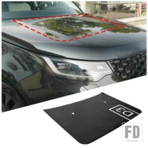 エンジンフードデカールビニールグラフィックランドローバーディスカバリー 3 4 2003-2016 カースタイリングエンジンカバープルフラワーフィルムステッカー