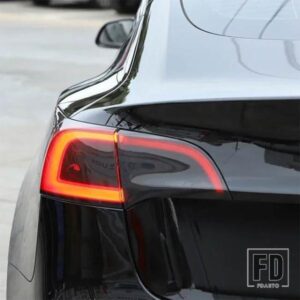 テスラモデル 3/Y 2016-2022 リアランプシェードブレーキインジケータライトランプ黒ずんだテールランプカバーアクセサリー