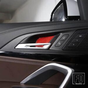 BMW X1 U11 2023-2025 ソフトカーボン自動車内装ドアボウル装飾インテリアアクセサリー