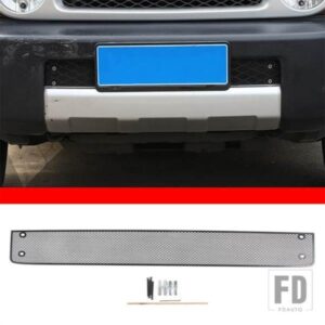 2007-21 トヨタ FJ クルーザーステンレス黒フロントアンダーバーエアインテークグリル防虫ネット車アクセサリー