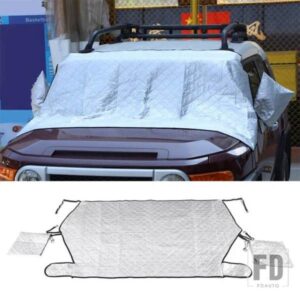 トヨタ FJ クルーザー 2007-2021 フロントガラス雪抗霜カバー防風冬氷雪シールドトリムカーアクセサリー