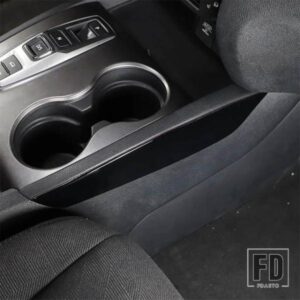ホンダパイロット 2015-2022 PVC ブラックカーセンターコントロールギアシフト両側パネルカバートリムステッカーインテリアアクセサリー