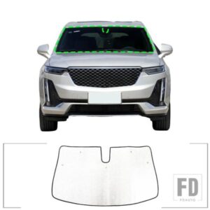 キャデラック XT6 2017-2023 アルミ箔フロントガラスサンシェードカバー車内アクセサリー