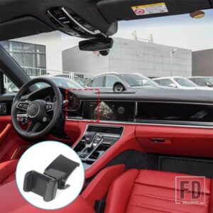 ポルシェパラメーラ 2017-2023 ABS ブラック自動車電話ホルダー GPS ナビゲーションブラケットカーアクセサリー