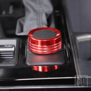 トヨタタンドラセコイア 2022-2023 合金/レッドドライブモードミラー調整リングトリムステッカーカーアクセサリー