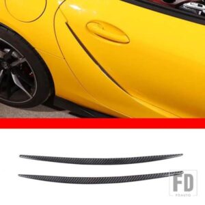 2019-2022 トヨタ GR スープラ A90 ソフトカーボンカースタイリングドア外溝ステッカー車外装アクセサリー