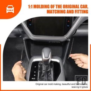 スバル CROSSTREK 2023-2024 ソフトカーボンカーセンターコンソール収納スロット両側スイッチトリムステッカーカーアクセサリー