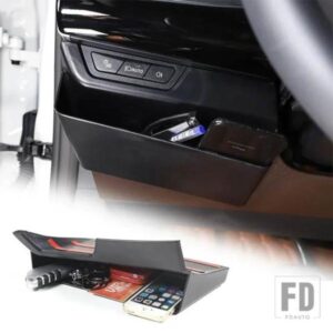 BMW X1 U11 2023-2024 ABS ドライバーの左膝収納ボックス携帯電話トレイキーボックスオブジェクトオーガナイザーインテリアアクセサリー