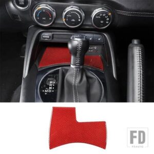 2016-2023 マツダ MX-5 ソフトカーボン中央制御収納ボックススロットパッドカーインテリアアクセサリー 1 個