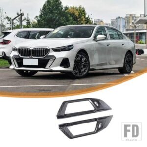 BMW 5 シリーズ G60 2024 2025 ABS カーボンエアコンアウトレットカバー B ピラーベントパネルカバーインテリアアクセサリー
