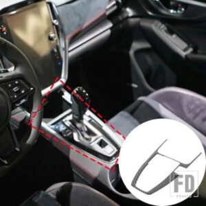 スバル WRX 2021-2023 ソフトカーボン中央制御シフトパネル装飾ステッカーインテリアアクセサリー