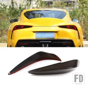 2019-2022 トヨタ GR スープラ A90 ABS テールランプカバーブレーキインジケーターライトブラックシェル車外装アクセサリー