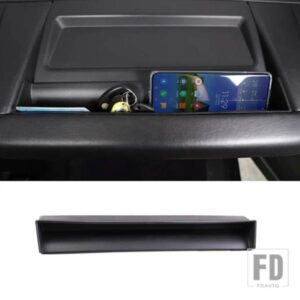 2003-07 ハマー H2 ABS ブラックカースタイリング副パイロットハンドル多機能収納ボックス携帯電話トレイ車インナー品