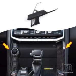 トヨタランドクルーザー LC300 2023 + 中央制御ナビゲーションサイドトリムストリップ ABS カーナビゲーション装飾アクセサリー