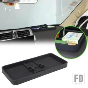 トヨタクルーザープラド 2010-2017 黒ダッシュボード多機能収納携帯電話滑り止めマットカーアクセサリー