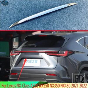レクサス NX クラス AZ20 NX250 NX350 NX450 2021 2022 ABS クロームリアトランクドアトランクリッドカバートリムテールゲートガーニッシュ